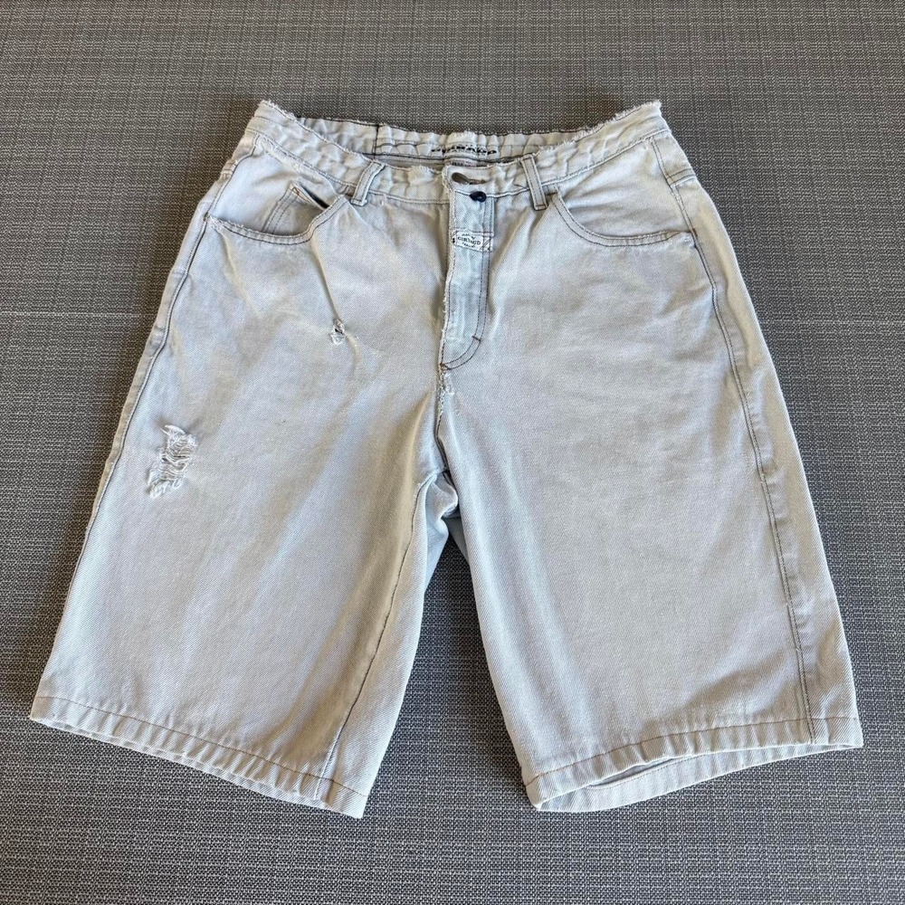 Marithé + François Girbaud vintage denim biker women's shorts
